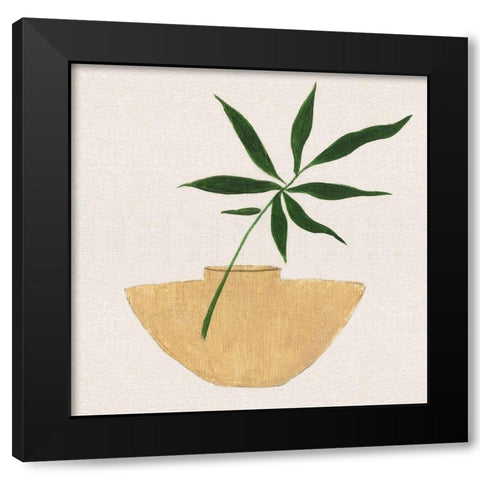Simple Nature I Black Modern Wood Framed Art Print by Tava Studios