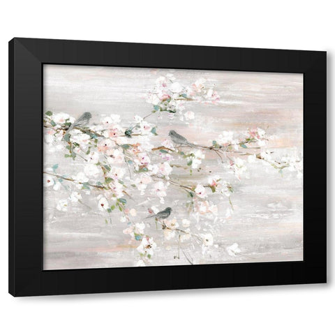 Magical Morning Black Modern Wood Framed Art Print by Swatland, Sally