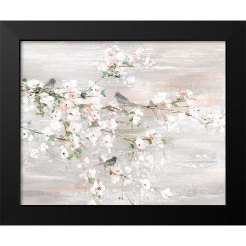 Magical Morning Black Modern Wood Framed Art Print by Swatland, Sally