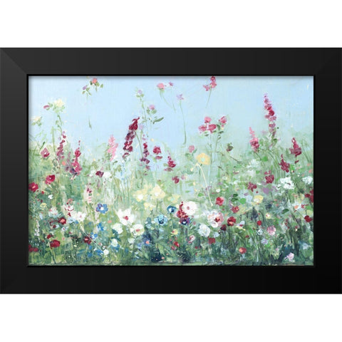 Sweet Summer Meadow Black Modern Wood Framed Art Print by Swatland, Sally