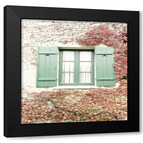 Giverny Black Modern Wood Framed Art Print with Double Matting by Jill, Susan