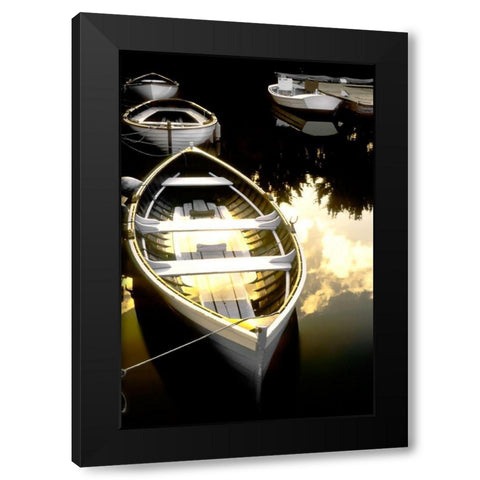 Morning Ready Black Modern Wood Framed Art Print with Double Matting by Delimont, Danita