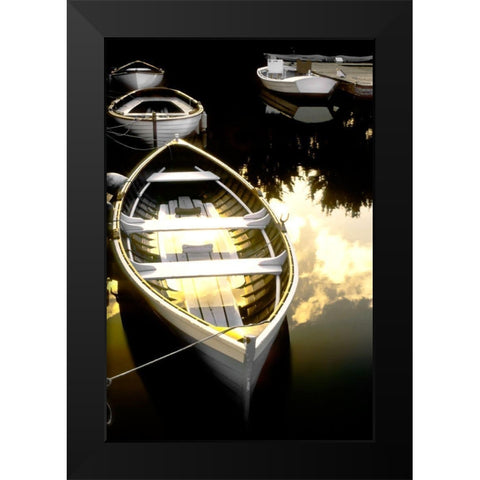 Morning Ready Black Modern Wood Framed Art Print by Delimont, Danita