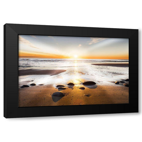 Affirmation of Light Black Modern Wood Framed Art Print with Double Matting by Delimont, Danita