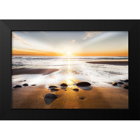 Affirmation of Light Black Modern Wood Framed Art Print by Delimont, Danita