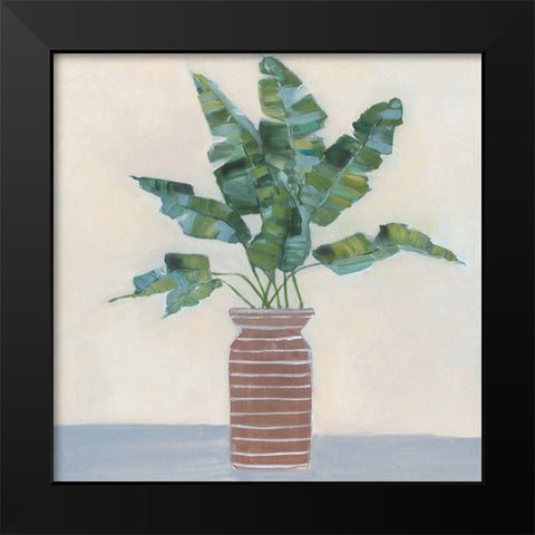 Banana Palm I Black Modern Wood Framed Art Print by Swatland, Sally