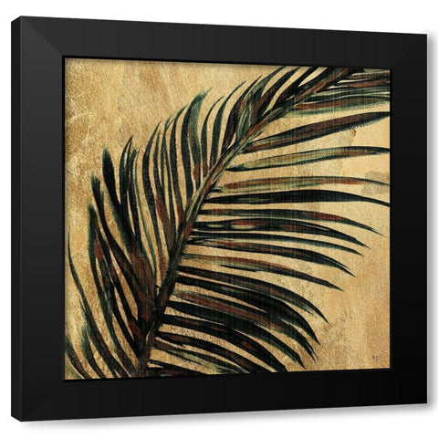 Lush Palm I Black Modern Wood Framed Art Print by Jill, Susan
