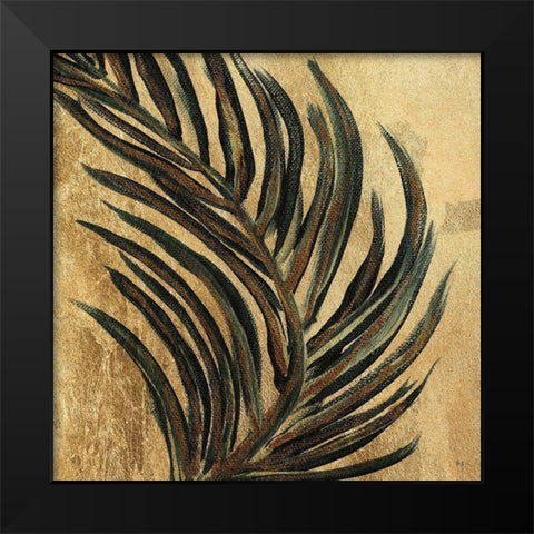 Lush Palm II Black Modern Wood Framed Art Print by Jill, Susan