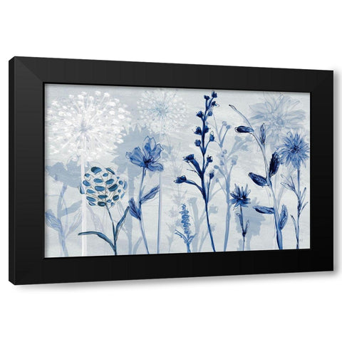 Catskill Wildflowers Black Modern Wood Framed Art Print with Double Matting by Jill, Susan
