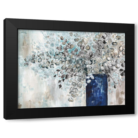 Reformed Eucalyptus Black Modern Wood Framed Art Print with Double Matting by Craven, Katrina