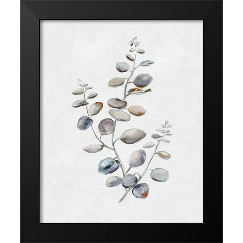 Eucalyptus II Black Modern Wood Framed Art Print by Brooks, Donna