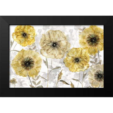 Magnolia Field Black Modern Wood Framed Art Print by Robinson, Carol