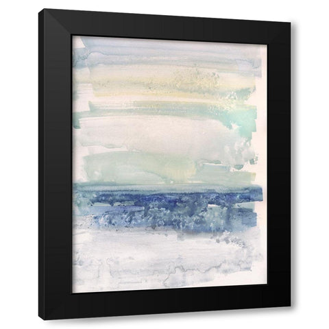 Gulf Shores Black Modern Wood Framed Art Print with Double Matting by Swatland, Sally