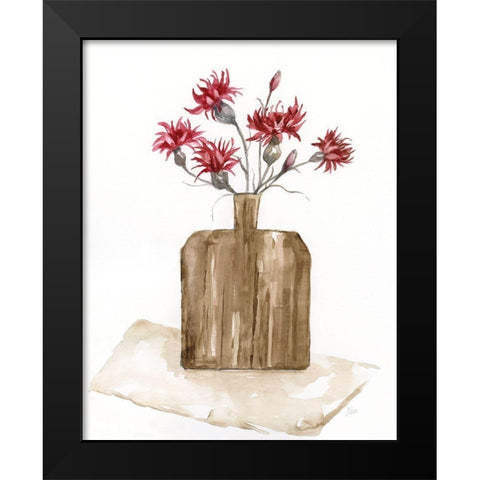 Simply Country I Black Modern Wood Framed Art Print by Nan