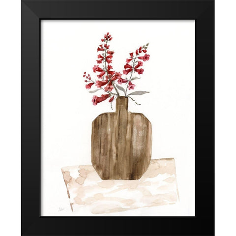 Simply Country II Black Modern Wood Framed Art Print by Nan