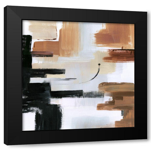 Mountain Plateau Black Modern Wood Framed Art Print with Double Matting by Jill, Susan