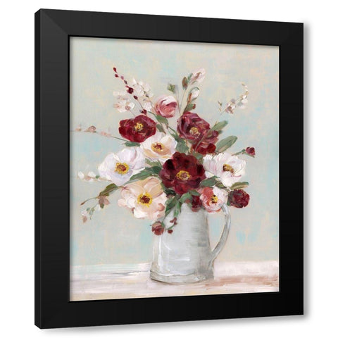 Summers Best Blooms Black Modern Wood Framed Art Print with Double Matting by Swatland, Sally