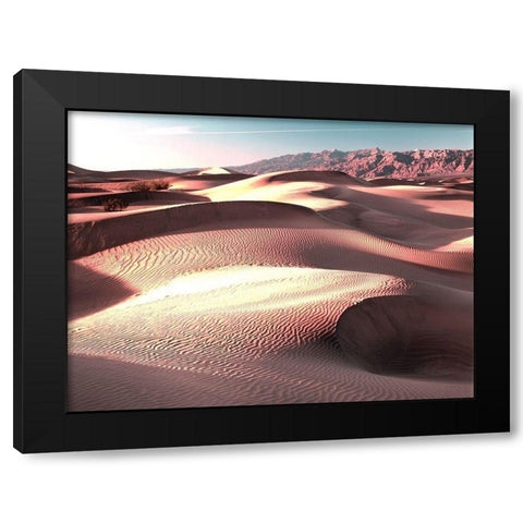 Mojave at Sunset Black Modern Wood Framed Art Print by Delimont, Danita