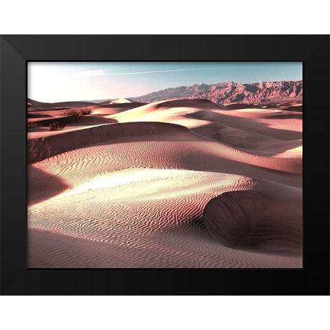 Mojave at Sunset Black Modern Wood Framed Art Print by Delimont, Danita