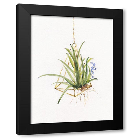 Gardenaire II Black Modern Wood Framed Art Print with Double Matting by Swatland, Sally