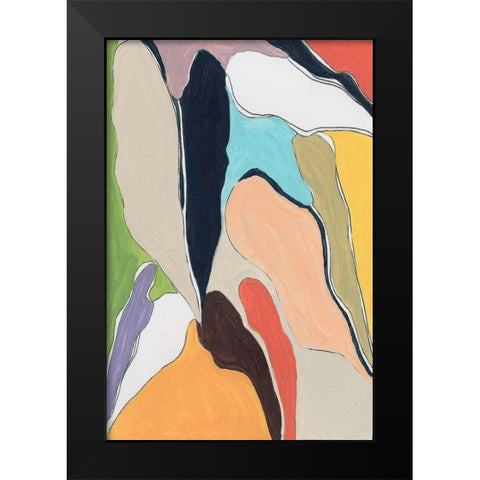 Botanical II Black Modern Wood Framed Art Print by Santiago, Daniela