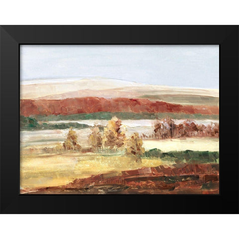 Sedona Ridge Black Modern Wood Framed Art Print by Swatland, Sally