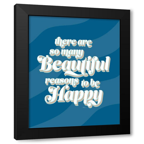 Beautiful Black Modern Wood Framed Art Print by Carpentieri, Natalie