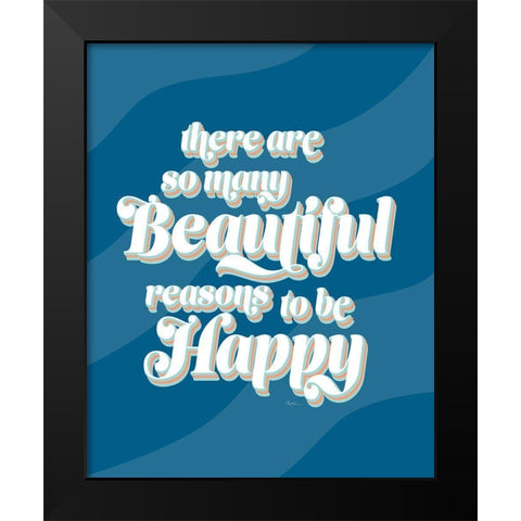 Beautiful Black Modern Wood Framed Art Print by Carpentieri, Natalie