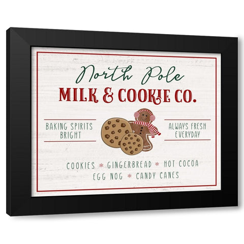 Milk and Cookie Company Black Modern Wood Framed Art Print with Double Matting by Carpentieri, Natalie
