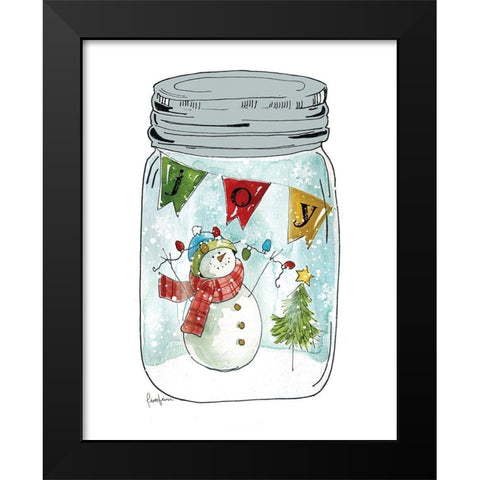 Snow Jar II Black Modern Wood Framed Art Print by Finn, Livi