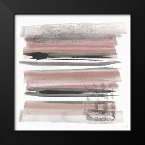 Sundown Turnwood I Black Modern Wood Framed Art Print by Jill, Susan