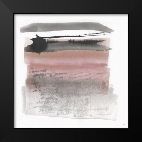Sundown Turnwood II Black Modern Wood Framed Art Print by Jill, Susan
