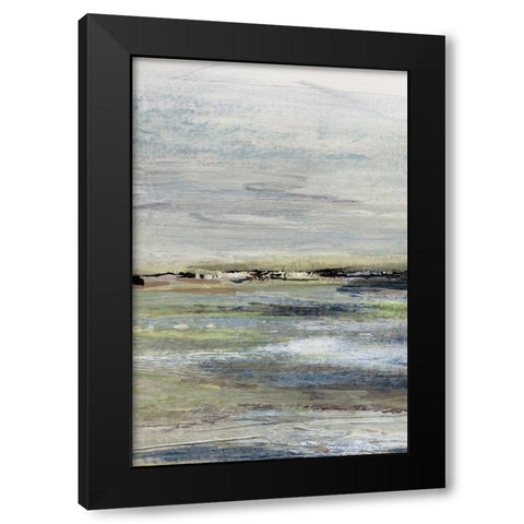 Wetlands I Black Modern Wood Framed Art Print with Double Matting by Jill, Susan