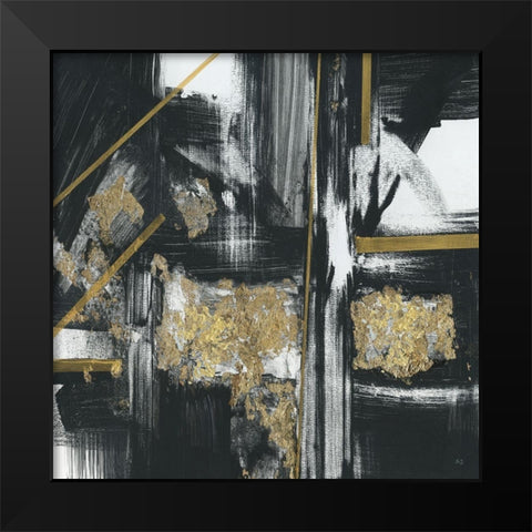 Ink to Paper Black Modern Wood Framed Art Print by Jill, Susan