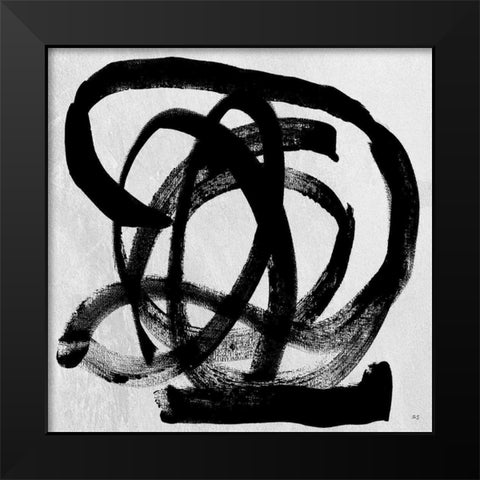 Paris Midnight Black Modern Wood Framed Art Print by Jill, Susan