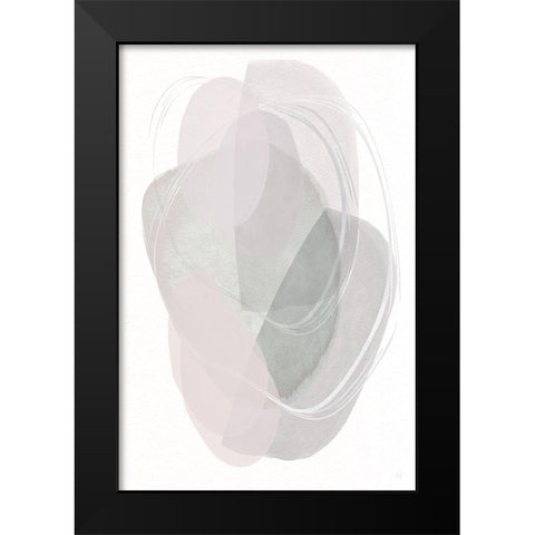 River Jewels II Black Modern Wood Framed Art Print by Jill, Susan