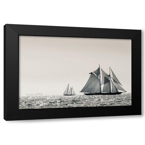 Heading Out Black Modern Wood Framed Art Print with Double Matting by Delimont, Danita
