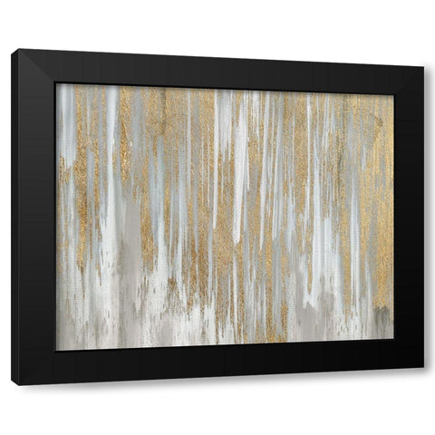 Behind the Waterfall Black Modern Wood Framed Art Print with Double Matting by Jill, Susan