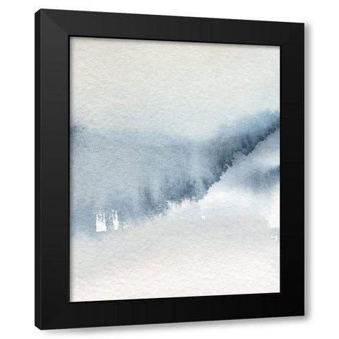 Summer Rain II Black Modern Wood Framed Art Print by Robinson, Carol