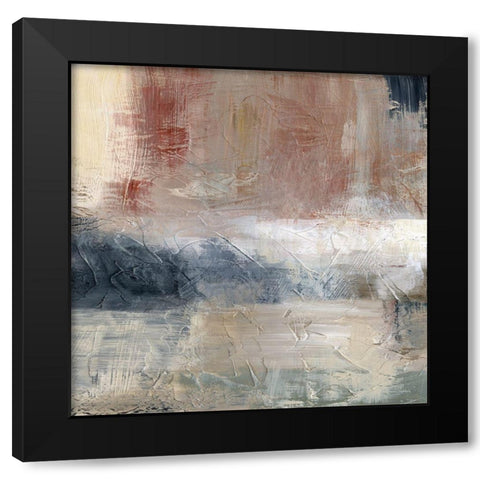 Midday Reflection Black Modern Wood Framed Art Print by Nan