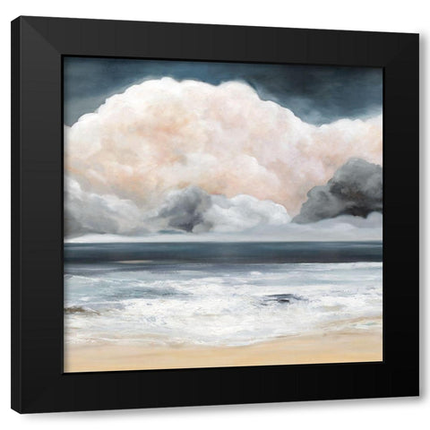 Sea Clouds Black Modern Wood Framed Art Print by Robinson, Carol