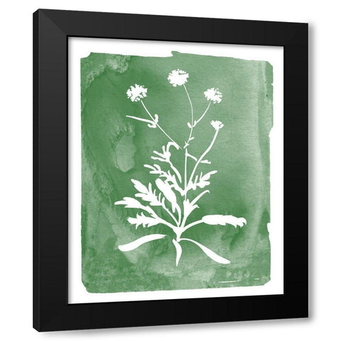 Green Botanical I Black Modern Wood Framed Art Print by Donovan, Kelly