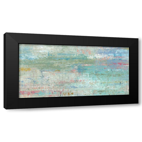 Pastel Watergarden Black Modern Wood Framed Art Print by Robinson, Carol