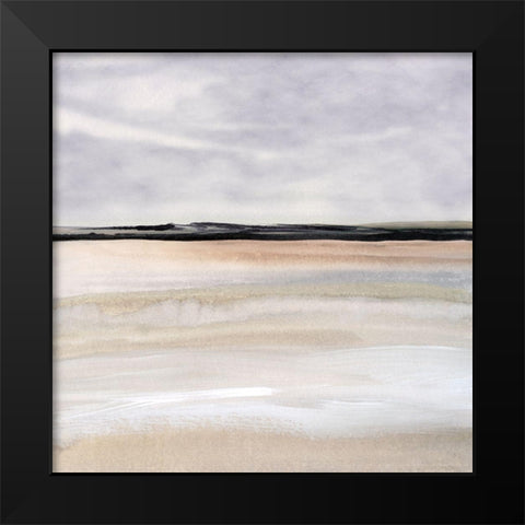 Far, Far Away Black Modern Wood Framed Art Print by Jill, Susan