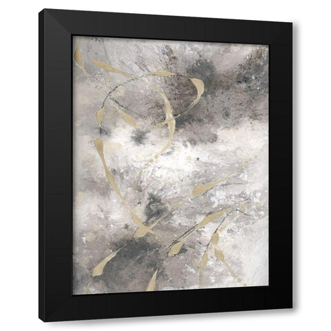 Freestyle I Black Modern Wood Framed Art Print by Brooks, Donna