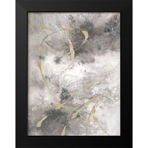 Freestyle I Black Modern Wood Framed Art Print by Brooks, Donna