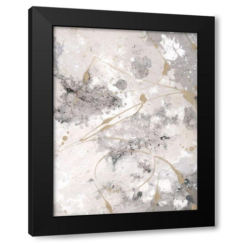 Freestyle II Black Modern Wood Framed Art Print with Double Matting by Brooks, Donna