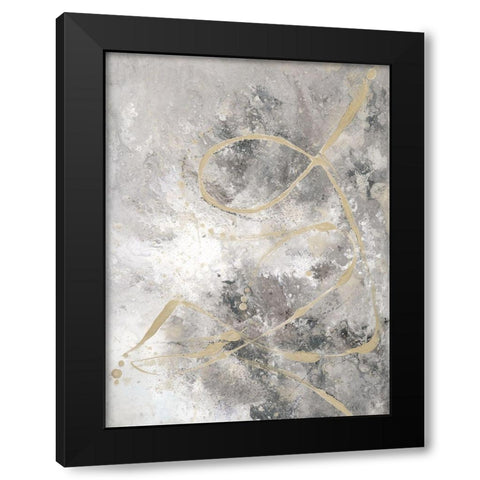 Freestyle III Black Modern Wood Framed Art Print by Brooks, Donna