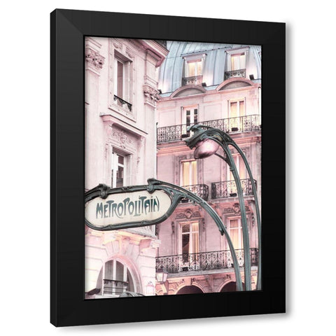 Metro Black Modern Wood Framed Art Print with Double Matting by Delimont, Danita