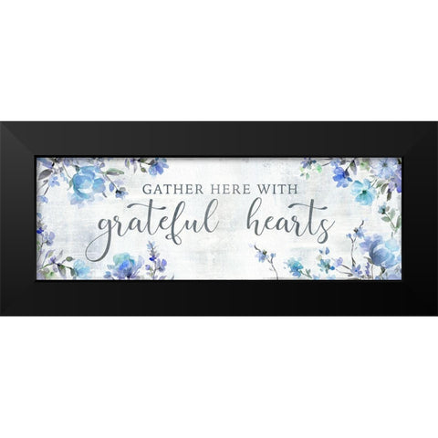 Grateful Black Modern Wood Framed Art Print by Robinson, Carol